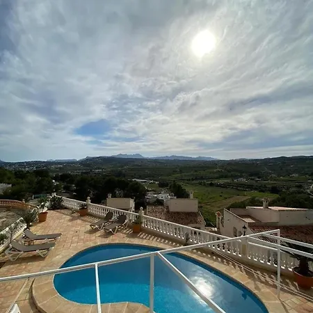 וילה Large Villa, Great View With Private Swimming Pool קומברה דל סול